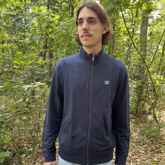 Veste LSO zippée mixte en Modal